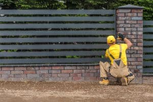 Stylish Metal Panels Fence